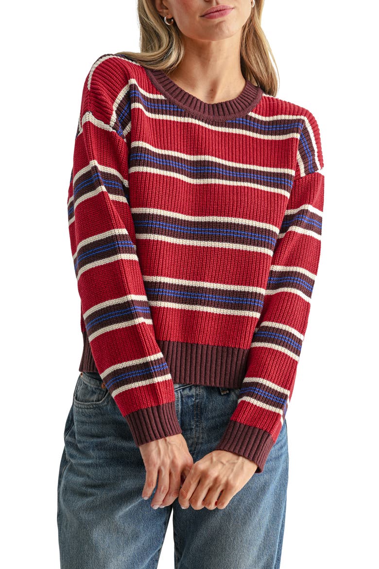 Stripe Crewneck Sweater