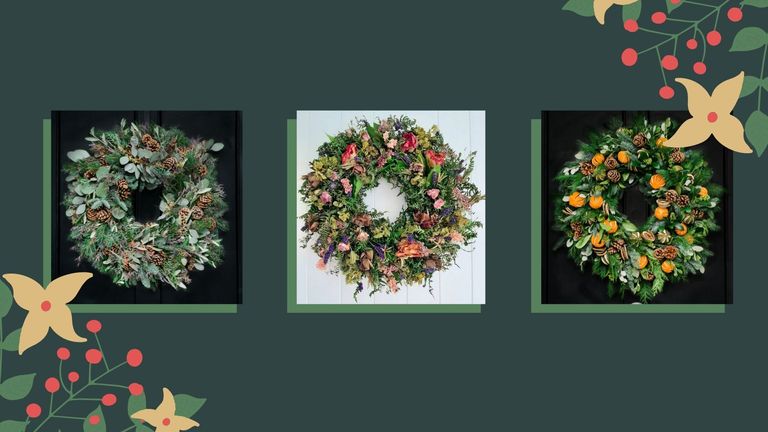 three of the best Christmas wreaths for 2021