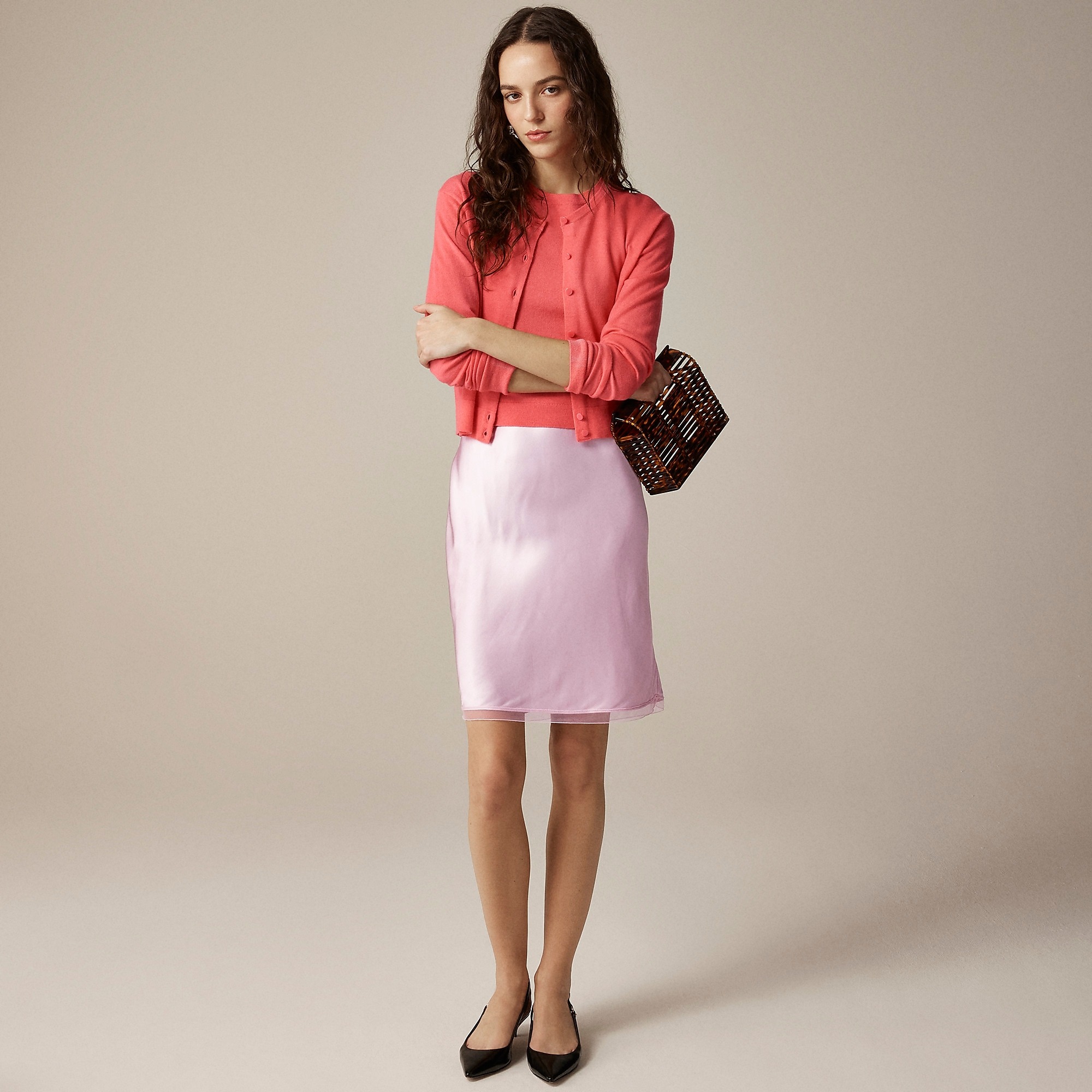 J.Crew, New Gwen Slip Skirt in Floral