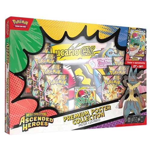 Pokemon TCG: Mega Evolution - Ascended Heroes - Premium Poster Collection