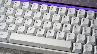 A MelGeek MADE68 wireless keyboard with Hall Effect magnetic switches