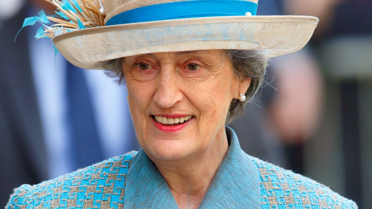 Lady Susan Hussey attends a service at Chelmsford Cathedral 