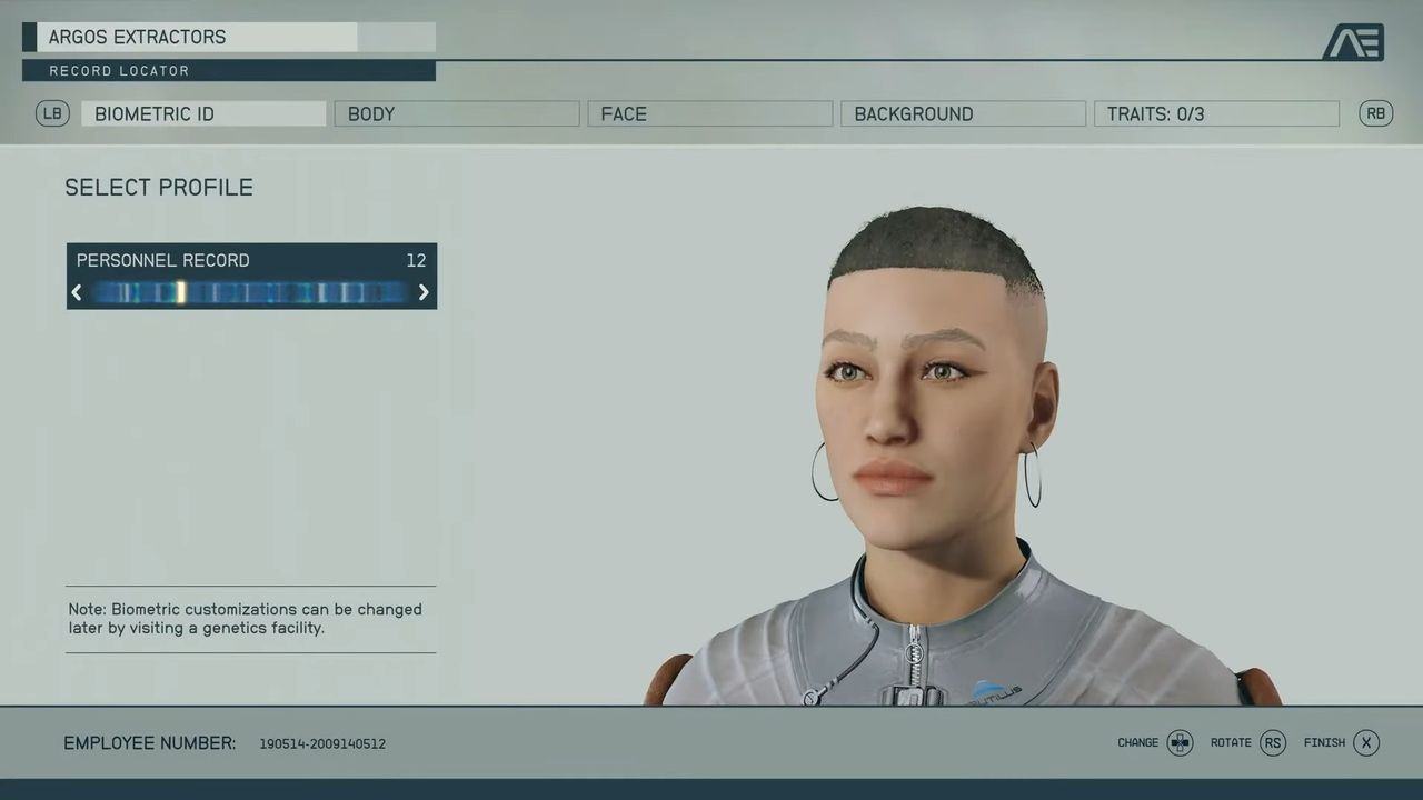 Starfield Character Creation