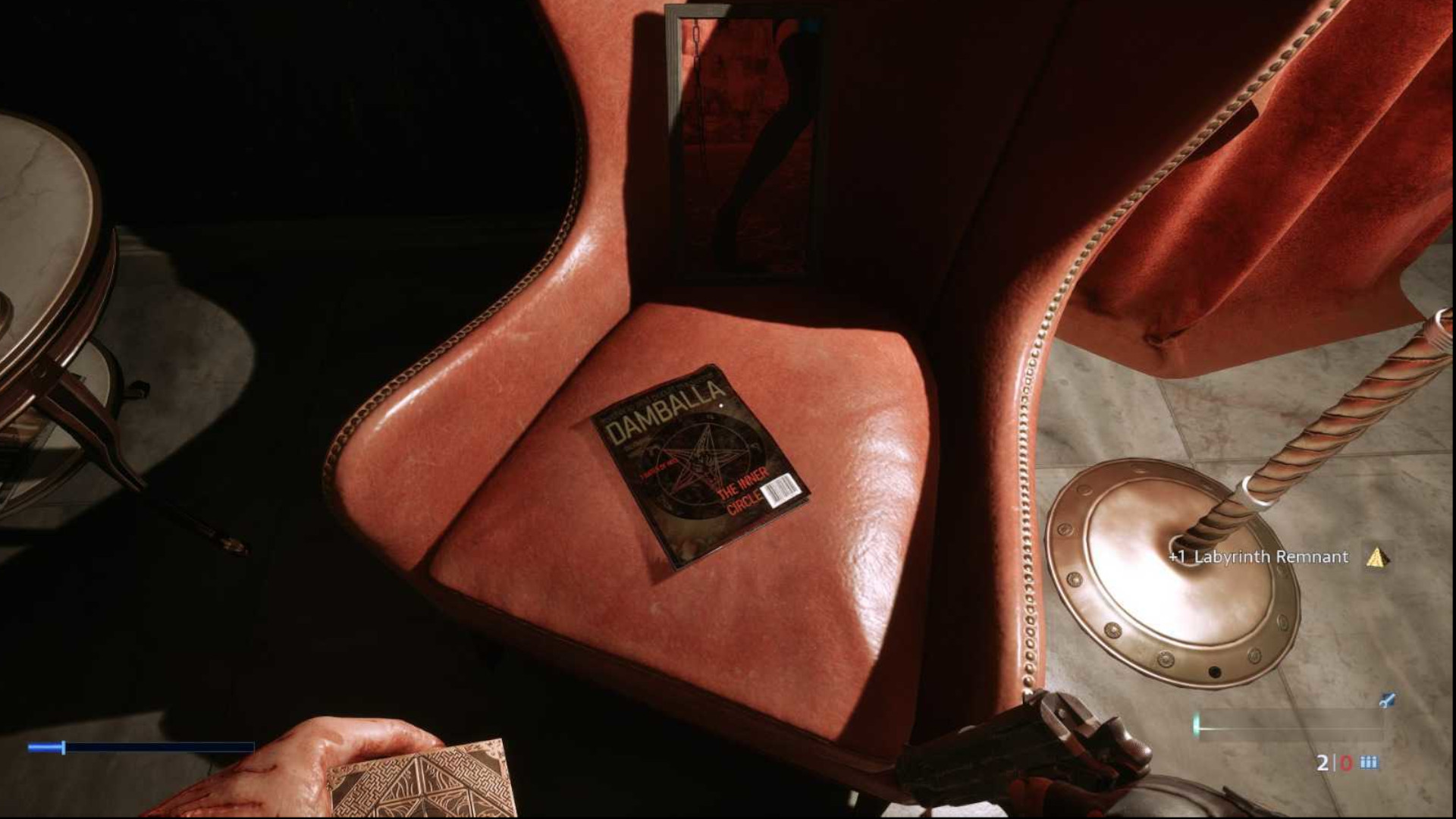 A screenshot of the Hellraiser: Revival easter egg of the occult magazine Damdalla