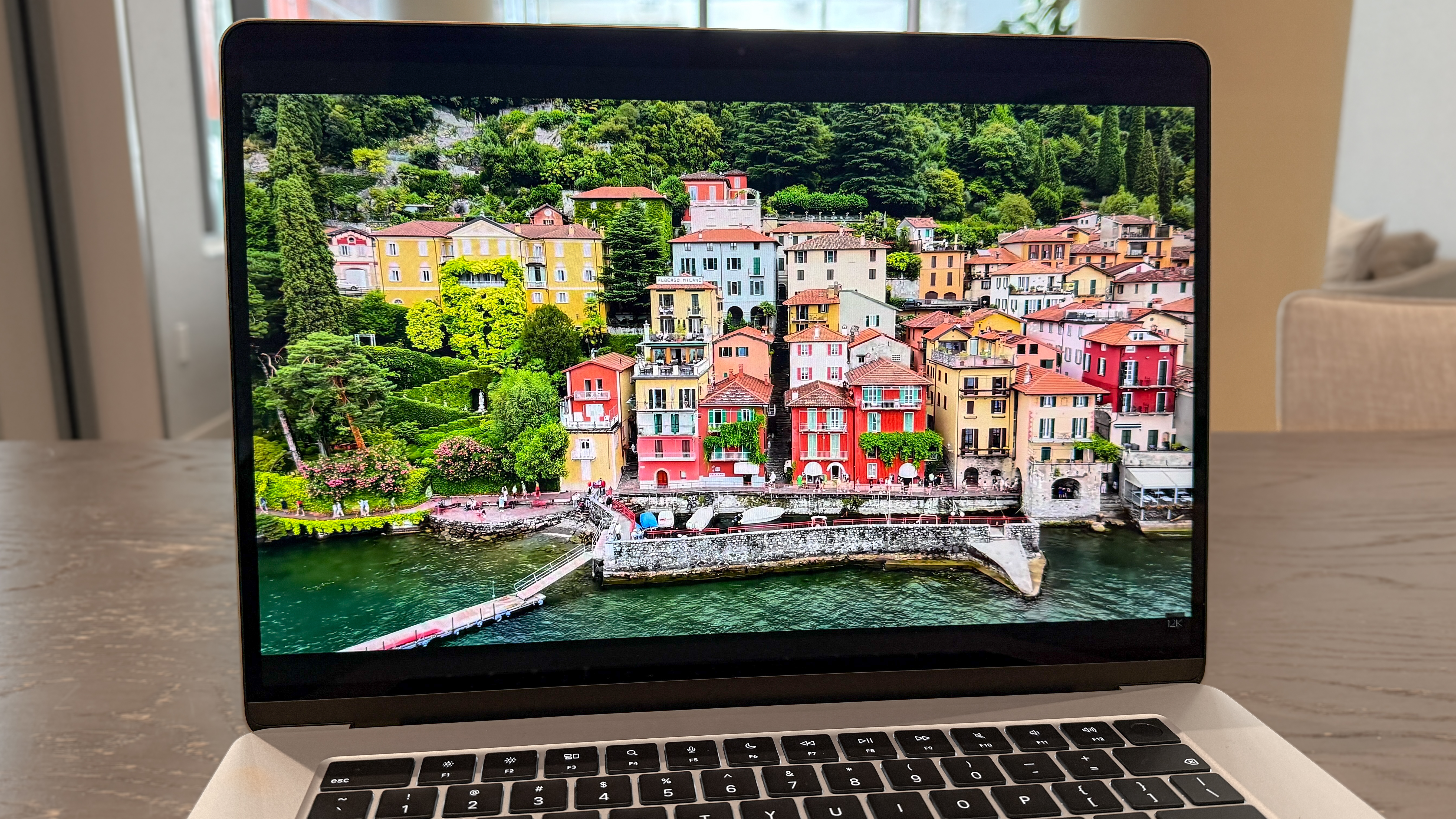 A video playing on the MacBook Air 15-inch M5