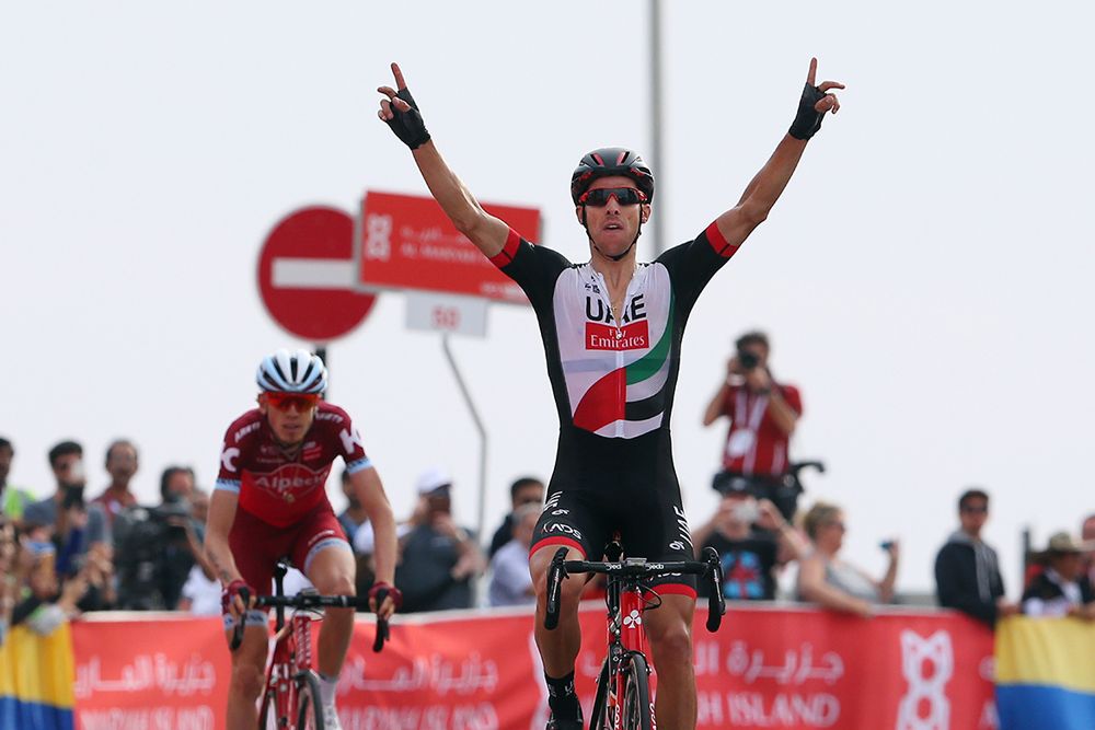 Rui Costa (UAE Emirates) wins stage 3 of the Abu Dhabi Tour