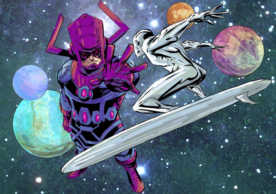 Le Surfer d'Argent et Galactus