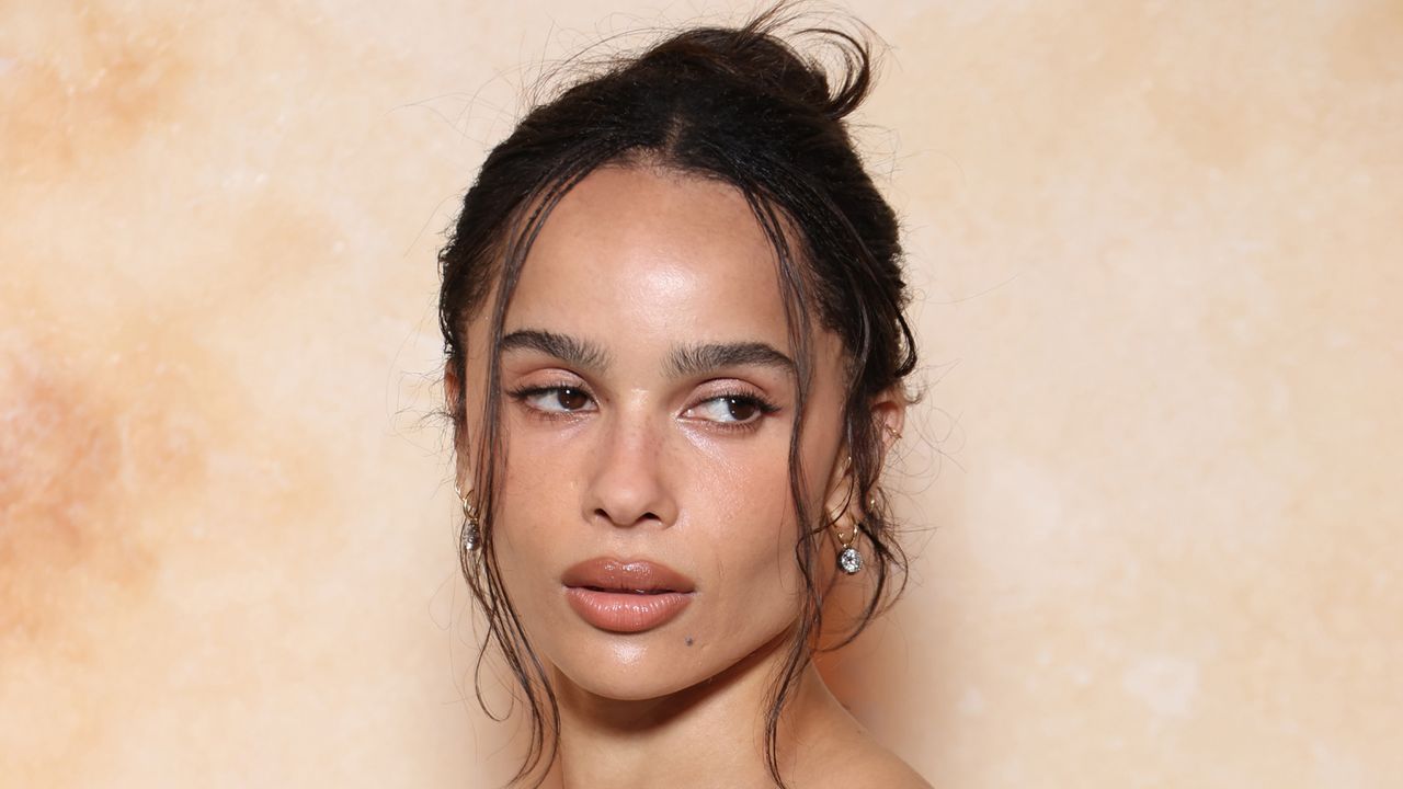 Zoë Kravitz on the red carpet at Saint Laurent&#039;s Paris Fashion Week show