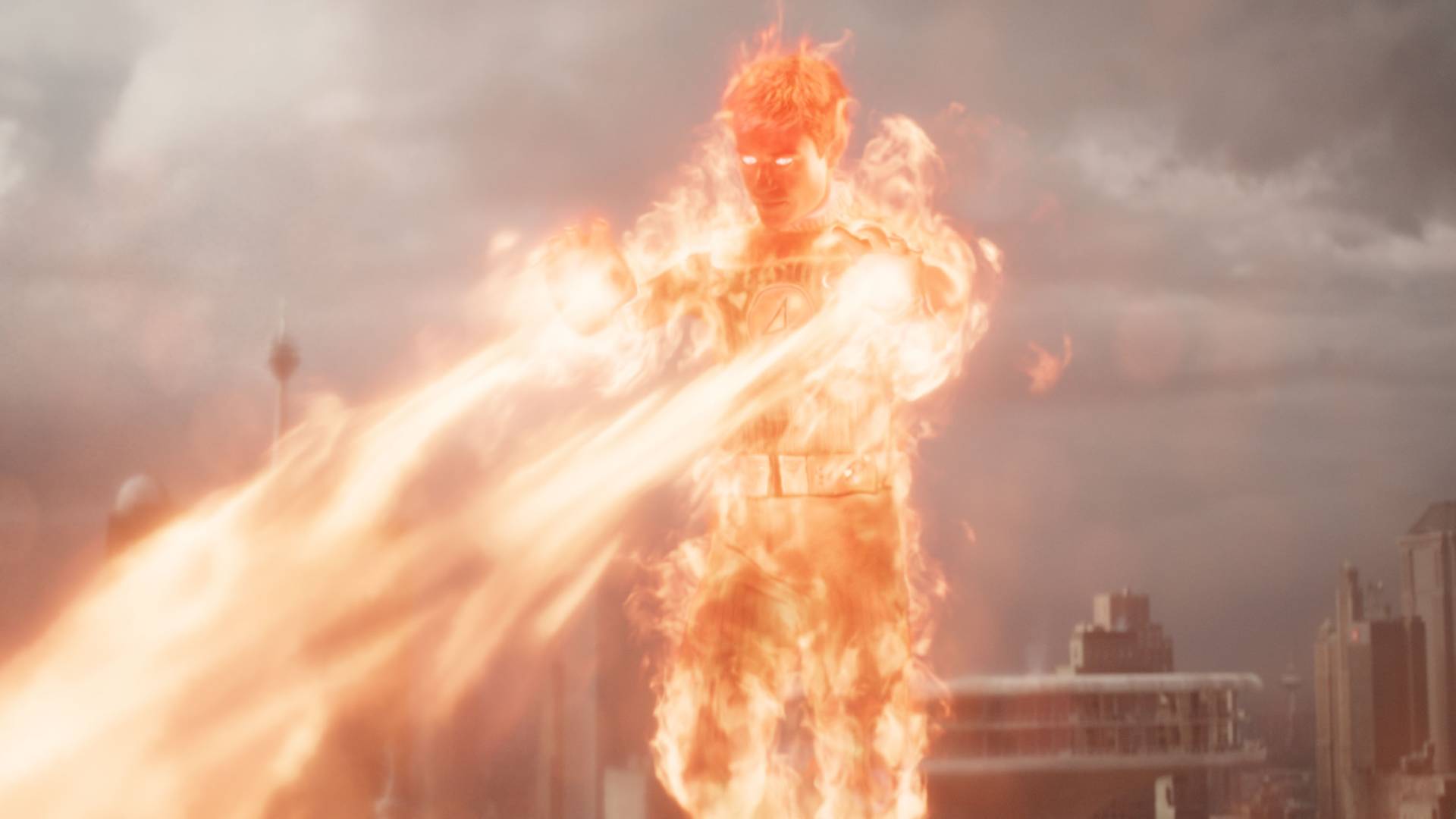 Joseph Quinn as the Human Torch in The Fantastic Four - First Steps