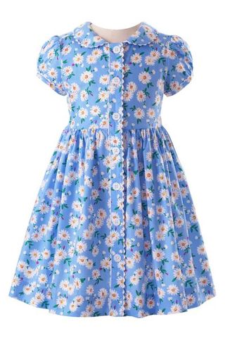 Rachel Riley Blossom Button Front Dress