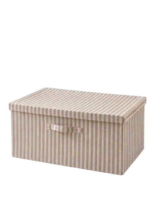 Rectangle Striped Foldable Storage Box