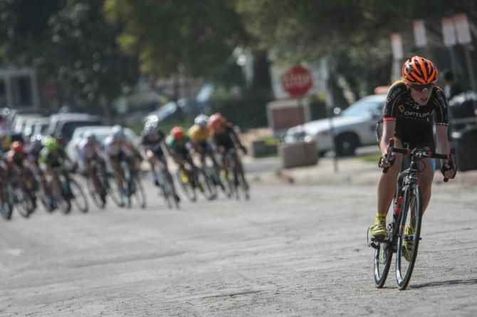 Optum gets a rider up the road.