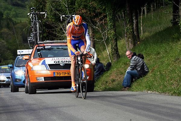 Dutch rider Robert Gesink (Rabobank) was fifth on the time trial finale.