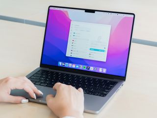 Sursfhark VPN on a Mac laptop