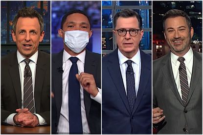 Late night hosts on Mike Pence versus coronavirus