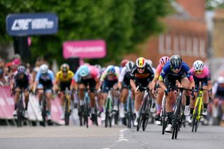 Stage 2 sprint at RideLondon Classique