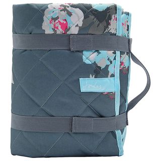Joules grey floral picnic rug