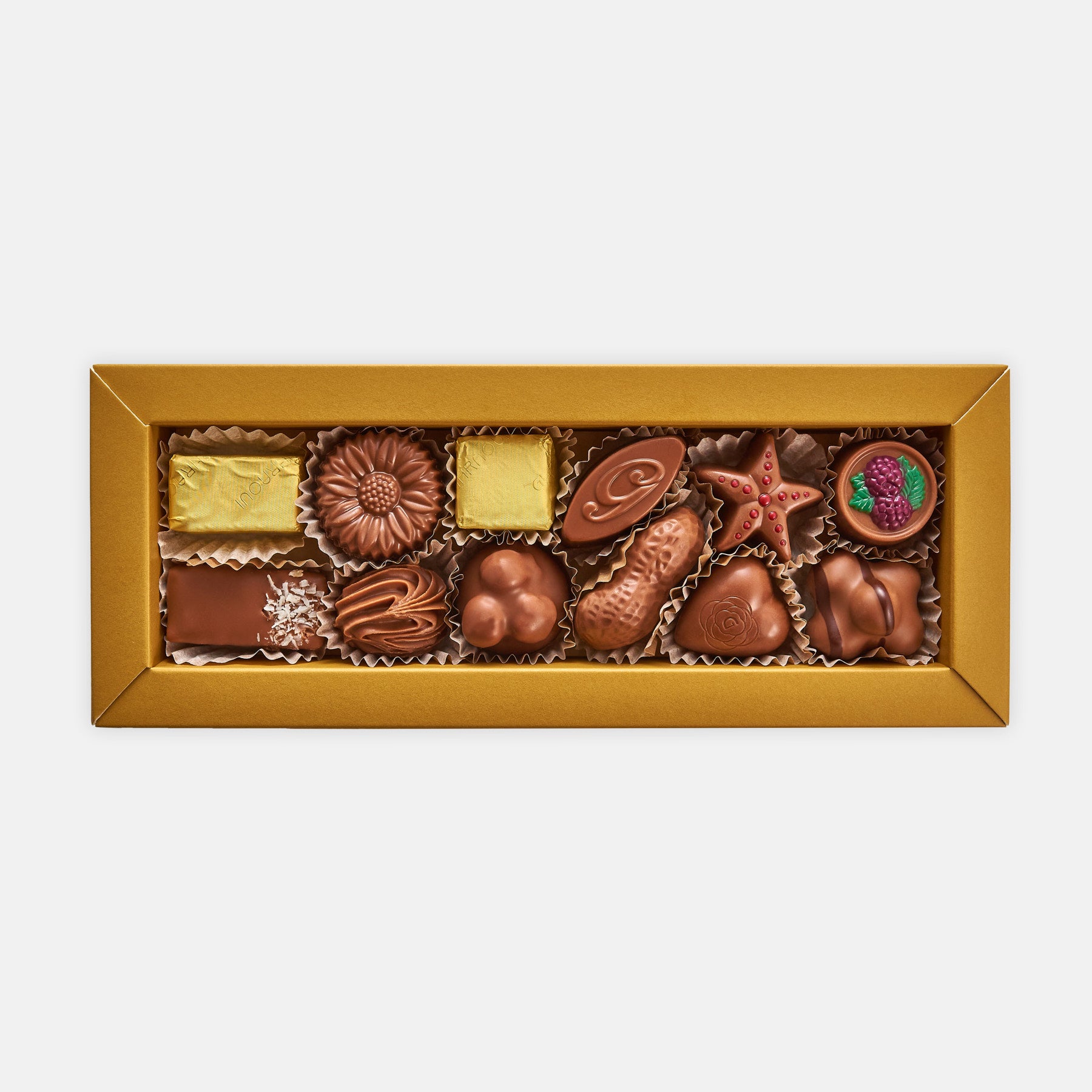 12 Piece Milk Chocolate Selection