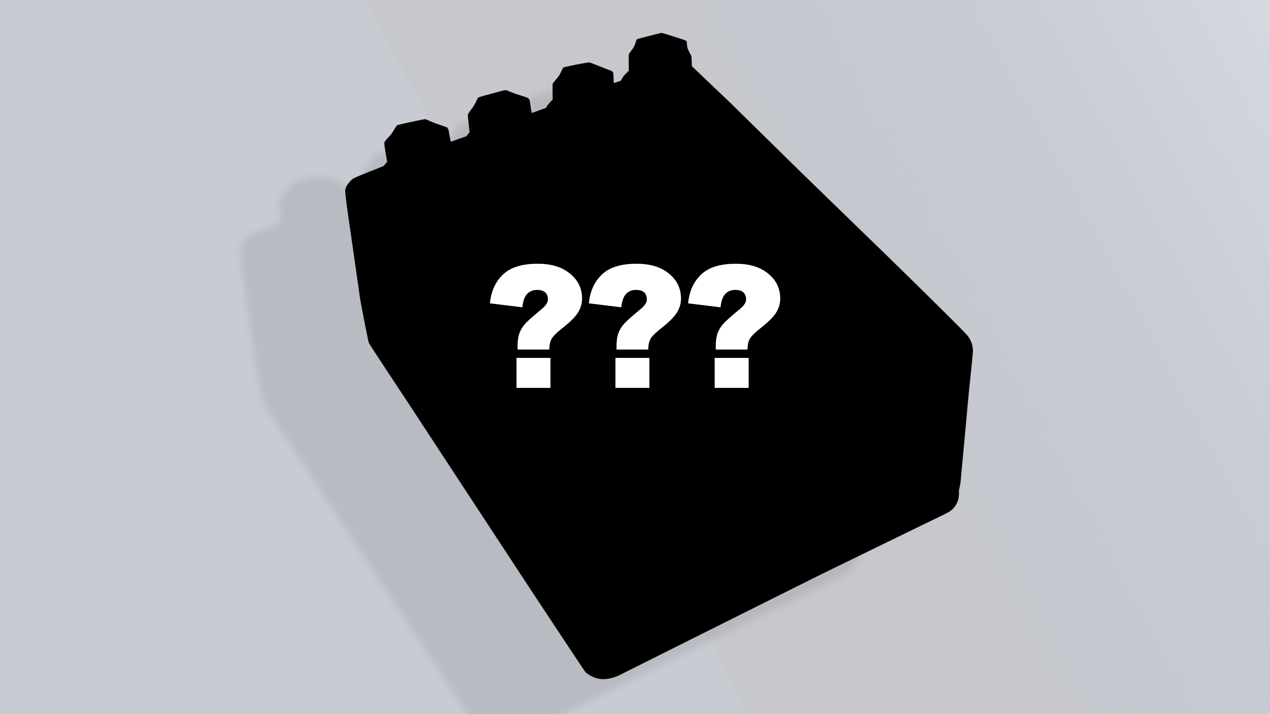 JHS Pedal blacked out with a question mark over the top