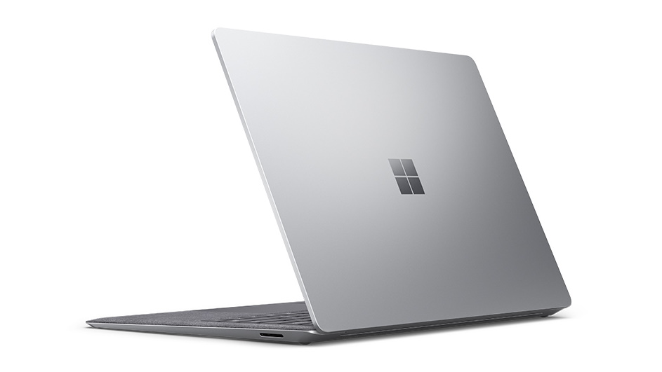 The rear shot of the Surface Laptop 4