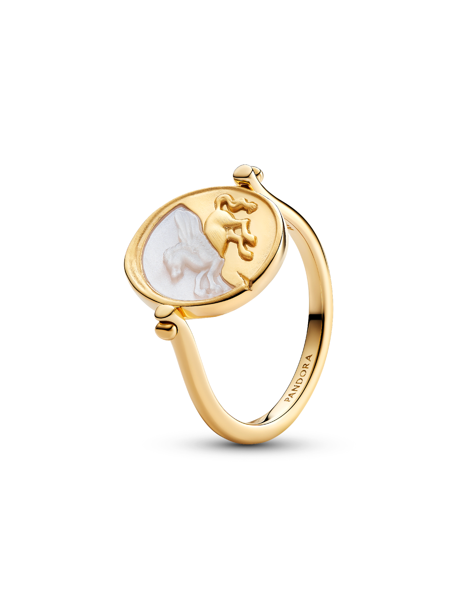 Pegasus Reversible Medallion Ring