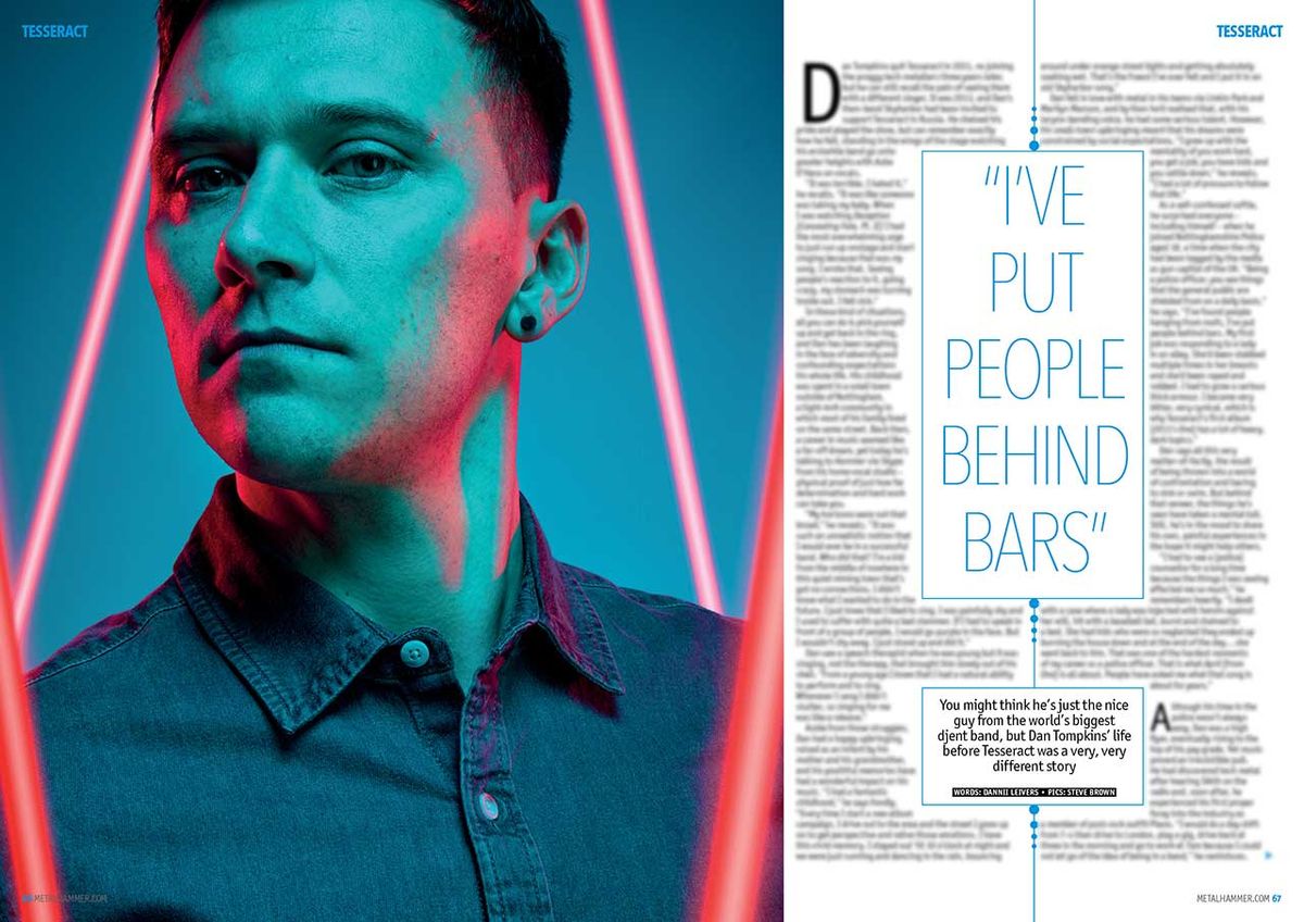 Tesseract spread in Metal Hammer
