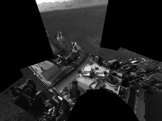 Curiosity Rover's Deck Photographed by Mast Camera