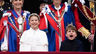 Prince Louis of Wales on the Buckingham Palace balcony