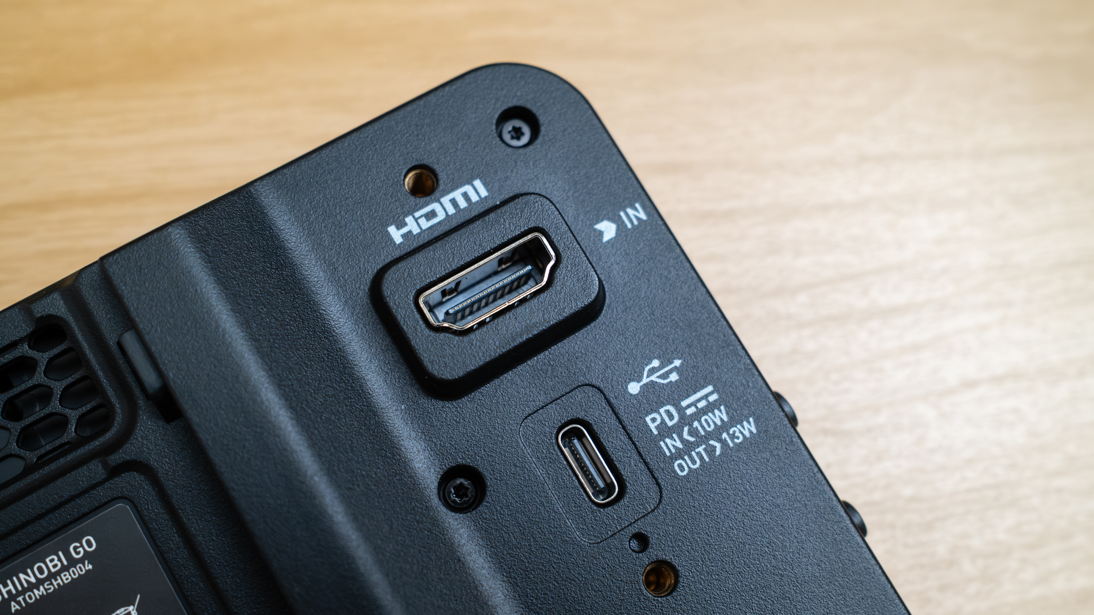 Shinobi Go rear ports