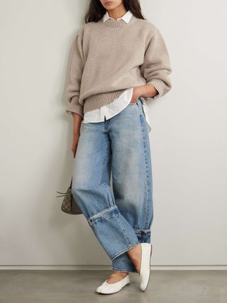 Caragh Oversized Cropped Wool Sweater