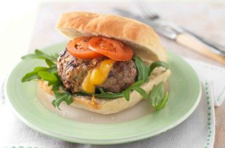 600 calorie meals Melting middle lamb burger