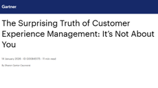 The Surprising Truth of Customer Experience Management