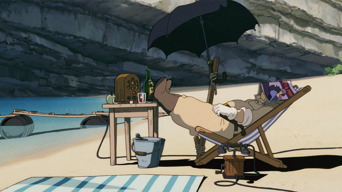 Porco Rosso straight chilllin' in Porco Rosso