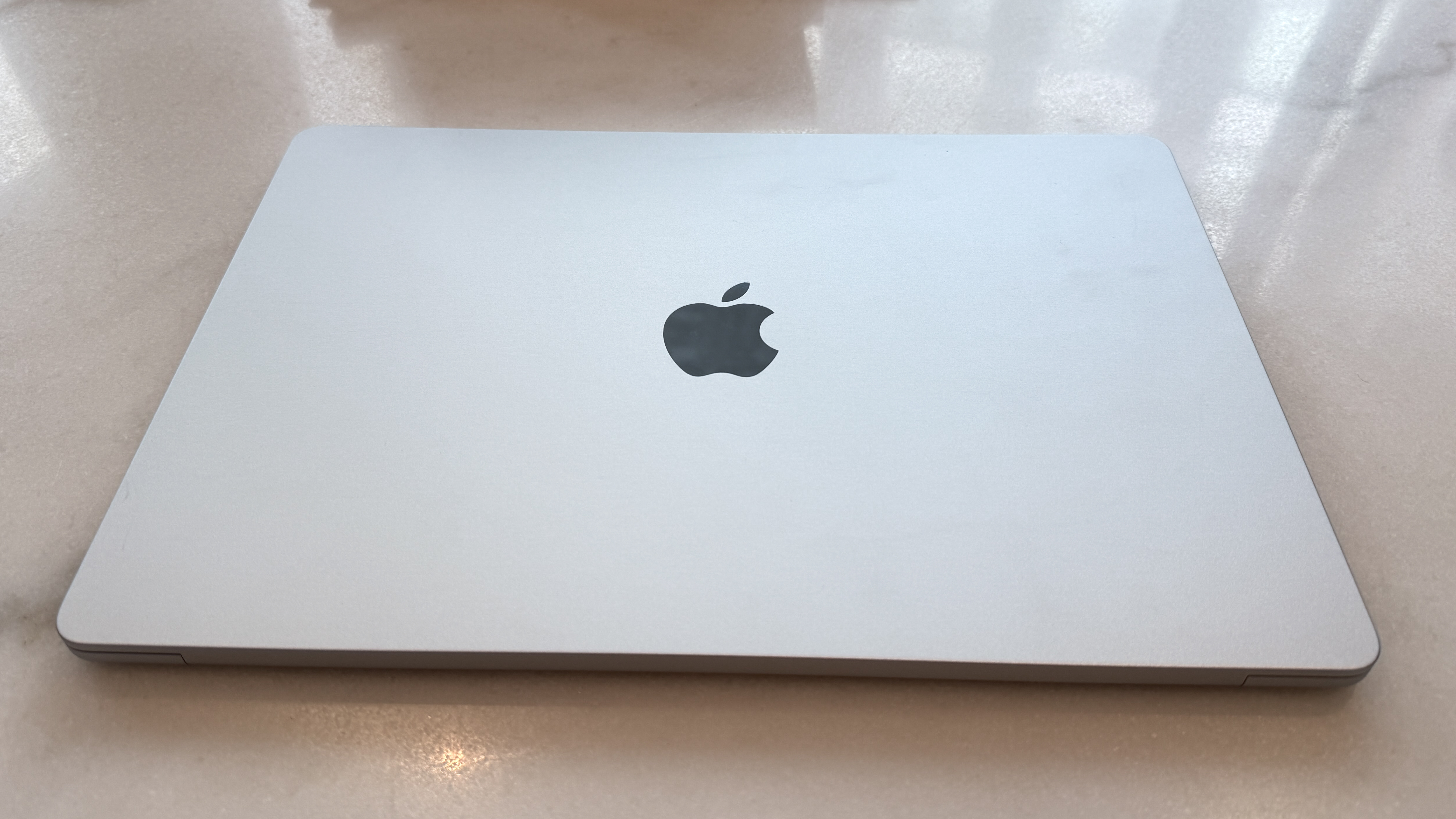 The MacBook Air 15-inch M5 closed on a desk