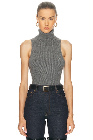 Knit Cashmere Sleeveless Top