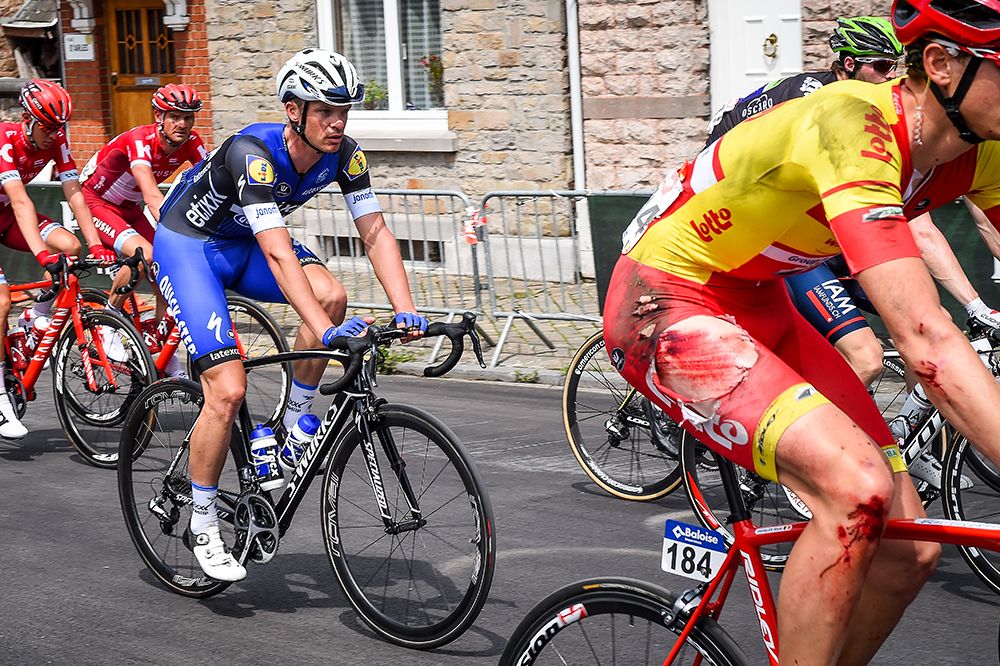 Olivier Chevalier's shorts torn up