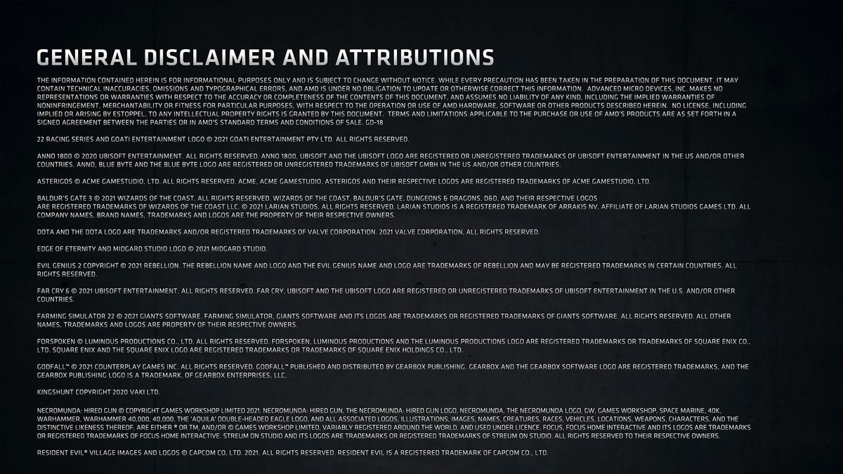 AMD FidelityFX Super Resolution slide deck