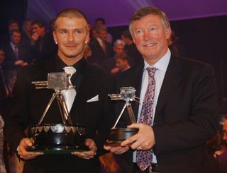 Ferguson collected the BBC Sports Personality of the Year Lifetime Achievement Award in 2001 (Toby Melville/PA)