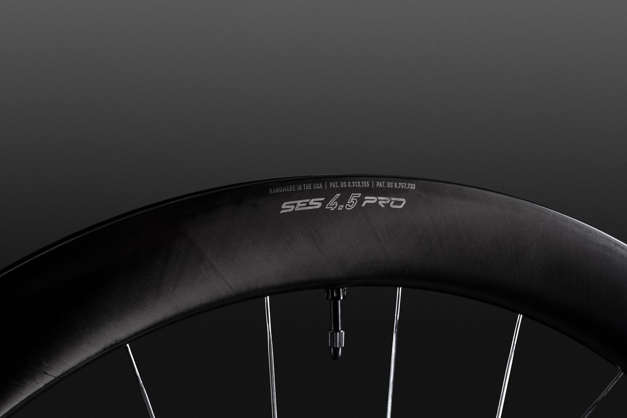 An ENVE SES 4.5 Pro wheel
