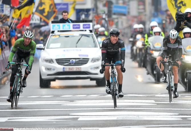 Edvald Boasson Hagen (Team Sky) takes third in Omloop Het Nieuwsblad