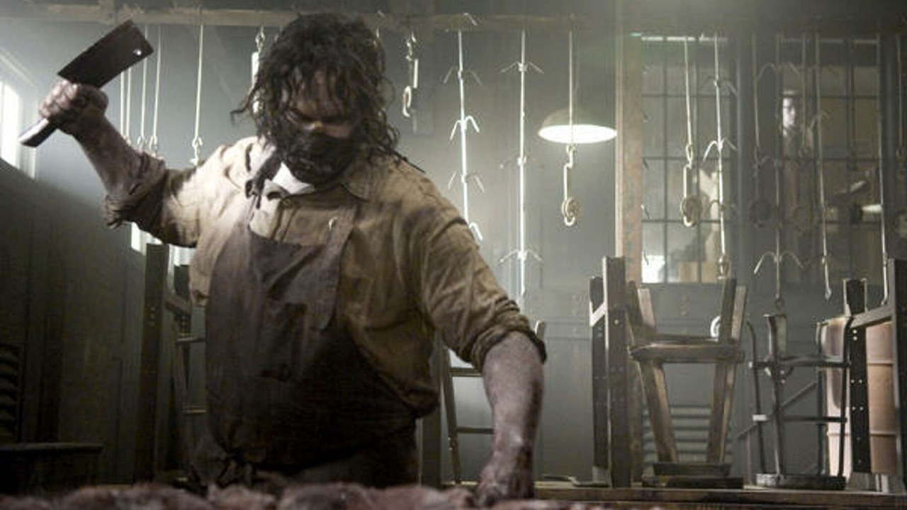 Leatherface in The Texas Chainsaw Massacre: The Beginning.