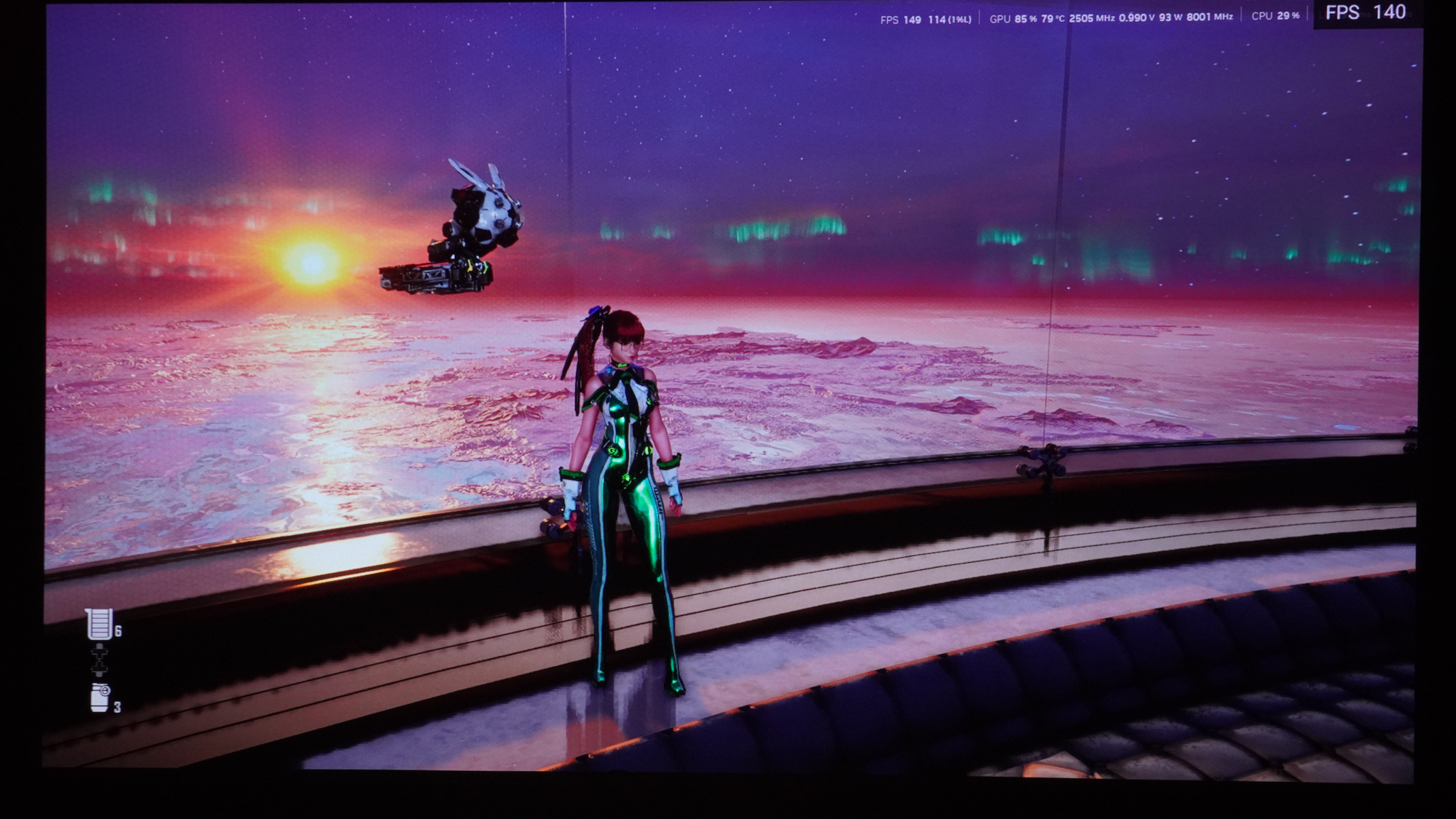 Xgimi Horizon 20 Pro 4K projector picture projected on a white wall