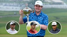 Robert MacIntyre holds the RBC Canadian Open title, with three golfers below him in a circle