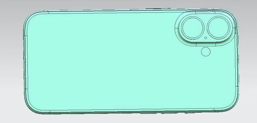 IPhone 17 CAD drawing