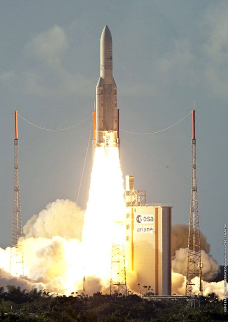 European Rocket Launches 2 African Satellites Space 