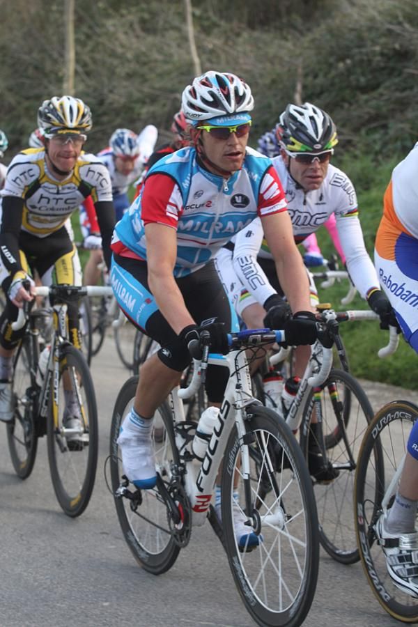 Former leader Linus Gerdemann (Milram)