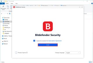 Install Bitdefender