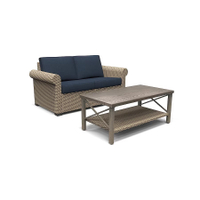 Allen + Roth Emerald Cove 2-Piece Wicker Patio Conversation Set: was $682 now $545 @ Lowe's