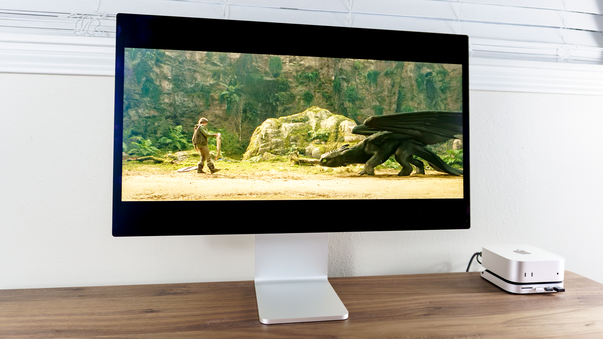 Watching the live action adaptation of How to Train Your Dragon on the Apple Studio Display XDR