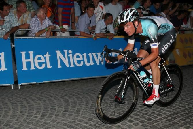 Iljo Keisse (Omega Pharma-QuickStep) on the charge